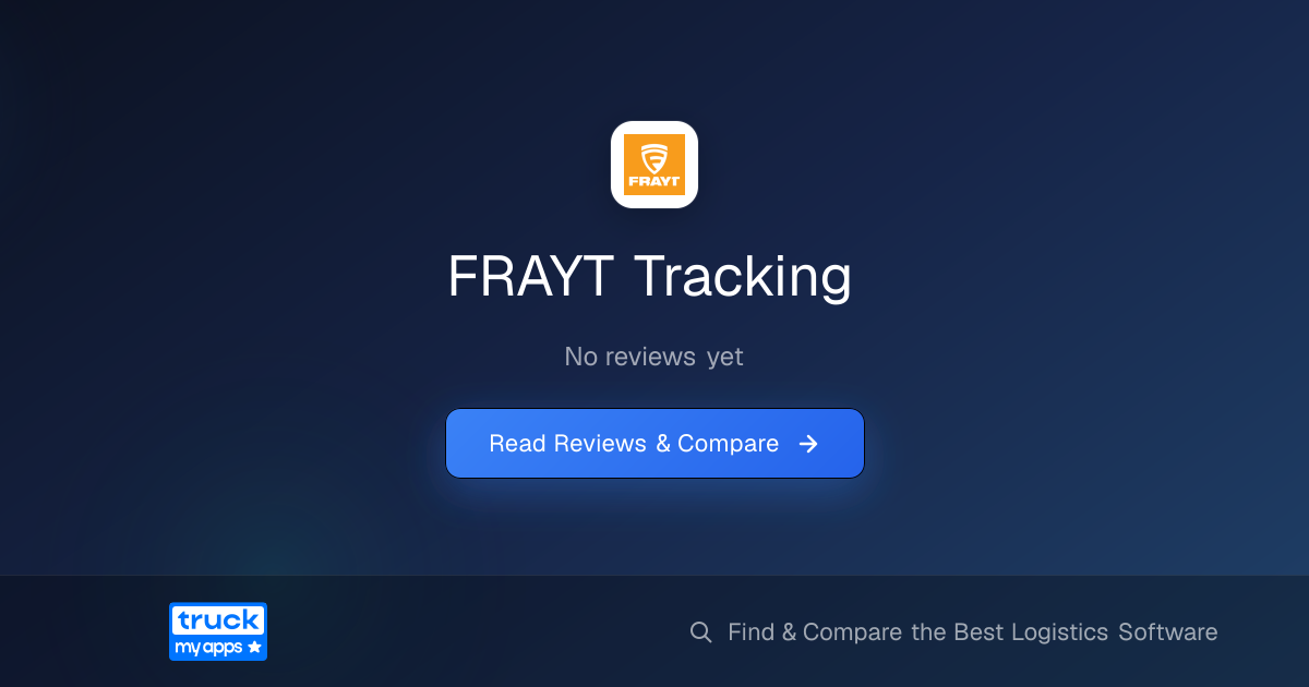 FRAYT Tracking | TruckMyApps