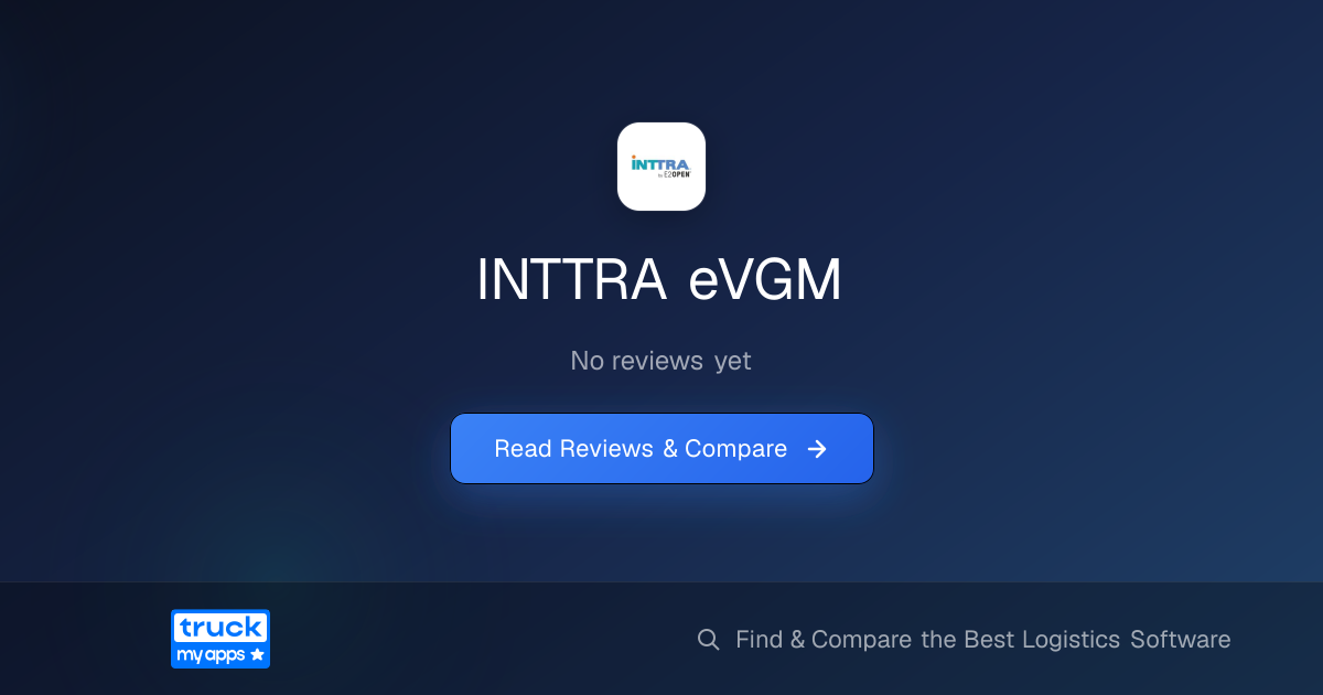 INTTRA eVGM | TruckMyApps